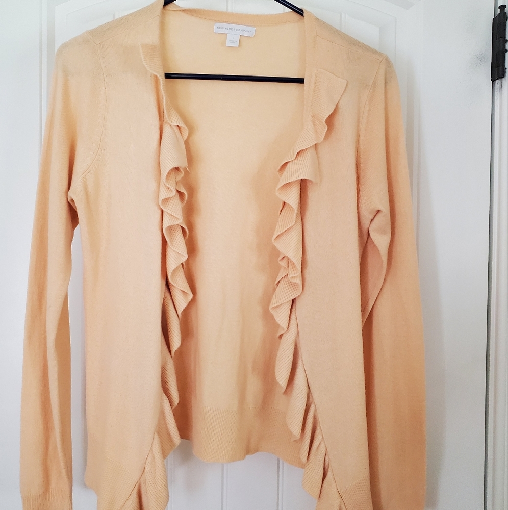 New York and Company Peach Sweater